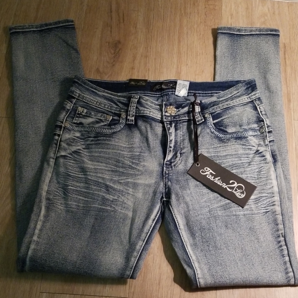 Cheetah inspired skinny jeans